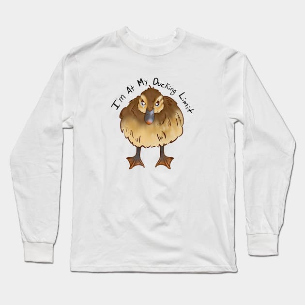 Angry Duck Long Sleeve T-Shirt by Lady_Caffiene